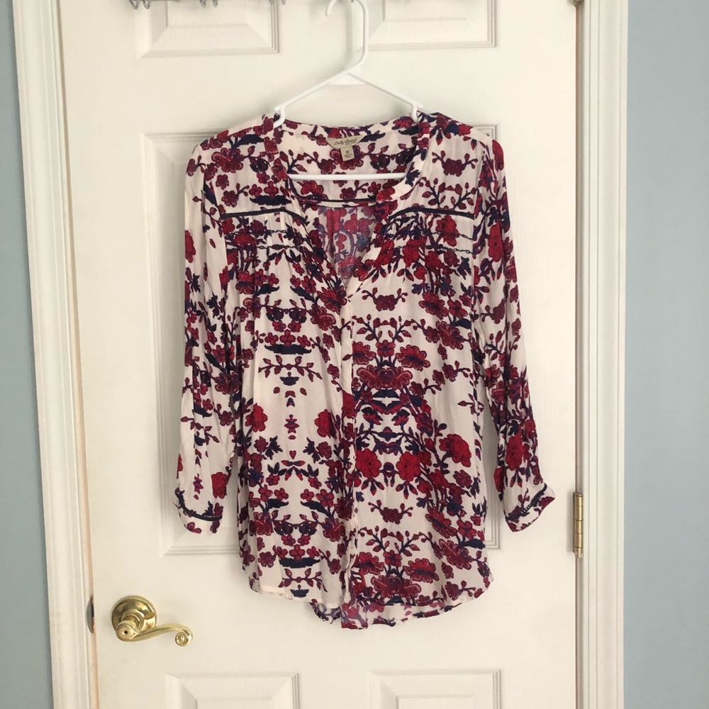 Lucky Brand Floral Blouse
